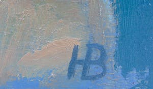 Hugo Brouwer - Dame in roze jurk kopen? Bied vanaf 100!