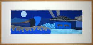 Ronald Boonacker - Zeefdruk, Aruba - Ingelijst (Groot) verkocht voor € 50!