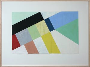 Henri Plaat - Gouache, Zonder titel - Ingelijst (Groot) kopen? Bied vanaf 100!