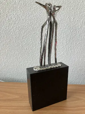 AcheterBrons (Onbekend) - Prachtig beeld " VOORUIT KIJKEN - NAAR DE TOEKOMST KIJKEN "? Enchérissez de 35!