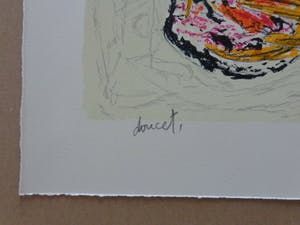 Jacques Doucet - COBRA / KLEURLITHO / 65x50cm / SIG kopen? Bied vanaf 60!