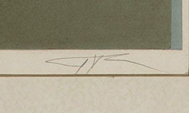 Adrian de Gijzel - Olie op de golven - Linosnede op papier - gesigneerd r.o. - BKR Den Haag kopen? Bied vanaf 10!