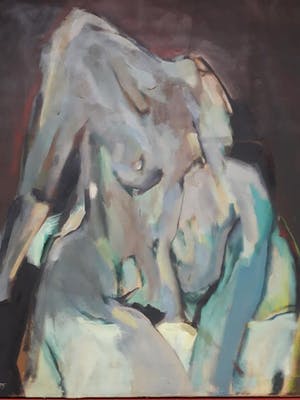 Corrie van Heyst - Naakte vrouwelijke torso. (104 x 94) kopen? Bied vanaf 150!