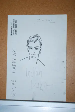 Kees Pé Schilder - Indian Dance - gemengde techniek - 2000 kopen? Bied vanaf 75!