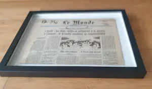 Ben Vautier - Le Monde - Gesigneerde krant - Multiple 1991 - met vingerafdruk - 3/30 kopen? Bied vanaf 195!
