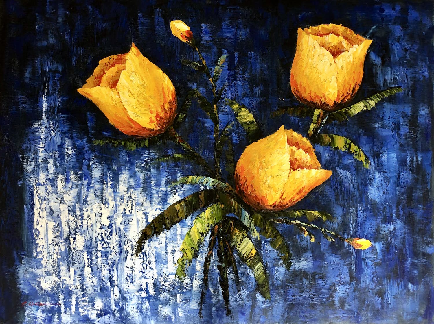 Niet of onleesbaar gesigneerd - Dutch tulips kopen? Bied vanaf 1!