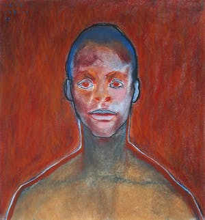 Hans Abbing - Portret van een man, tekening met pastelkrijt kopen? Bied vanaf 300!