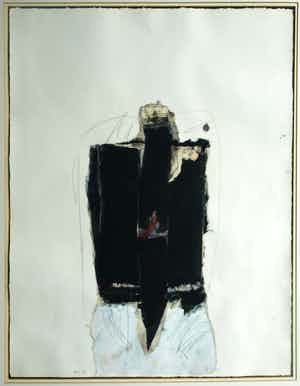 Otto Hetterscheid - Gemengde techniek, Zonder titel II - 1984 verkocht voor € 75!