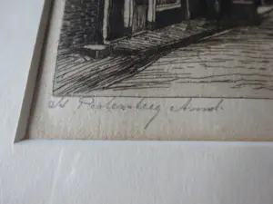 Johannes Josseaud - St Pietersteeg Amsterdam 1927 kopen? Bied vanaf 75!