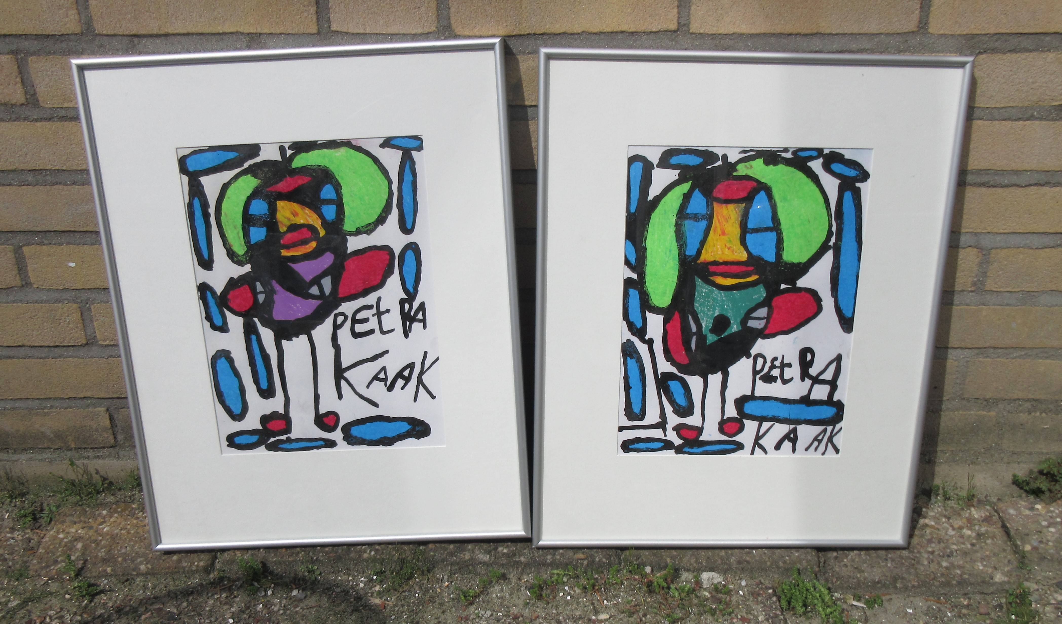 Niet of onleesbaar gesigneerd - Petra Kaak - Droomvogels  verkocht voor € 1!