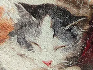 Niet of onleesbaar gesigneerd - Spelende katten kopen? Bied vanaf 10!