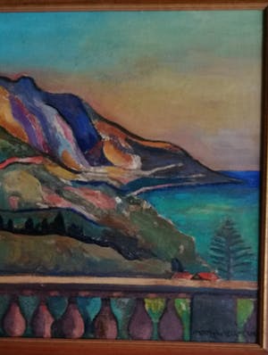 Matthieu Wiegman - Kustlandschap bij Menton (Z-Frankrijk) kopen? Bied vanaf 2000!