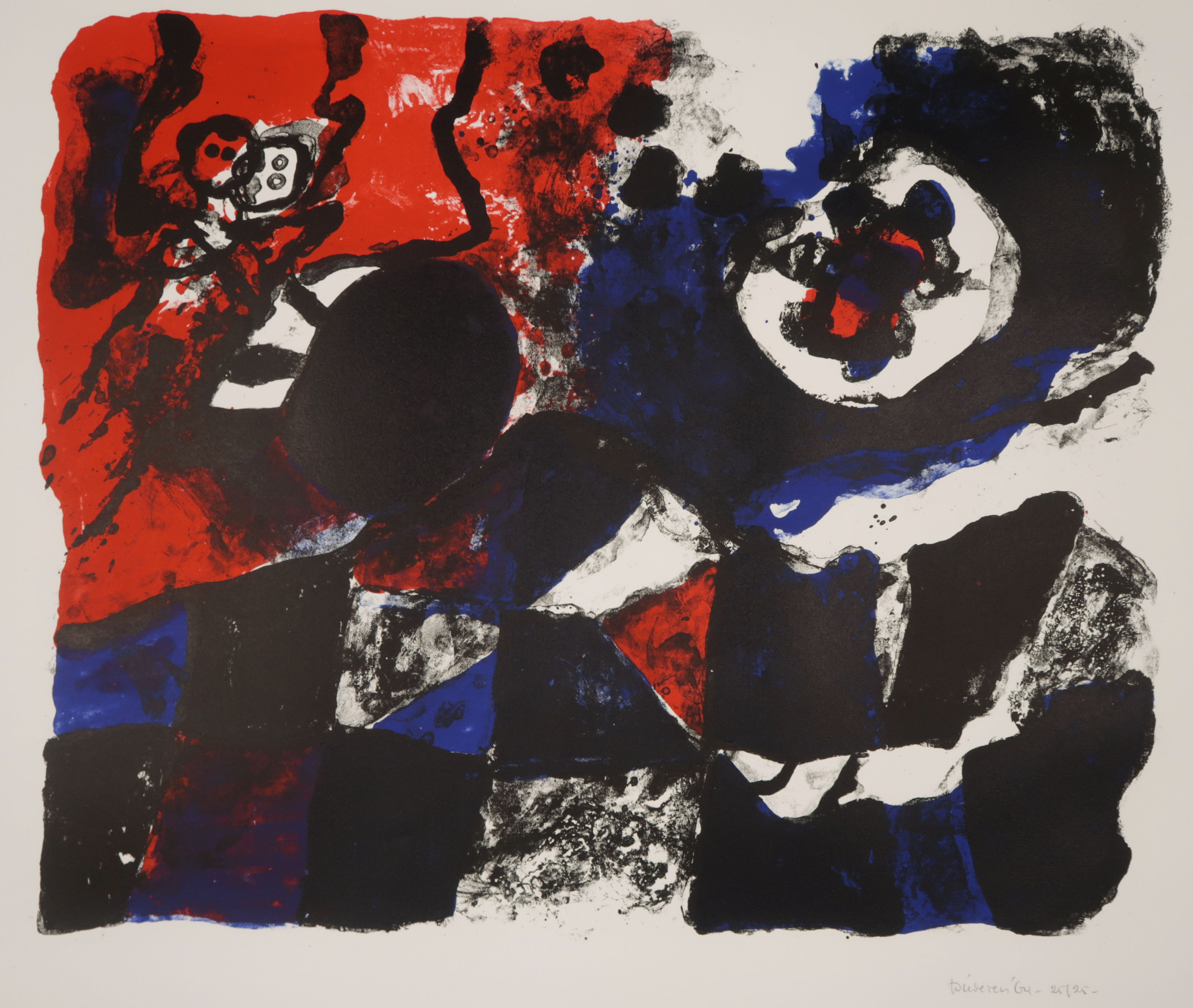 Jef Diederen - Litho, Z.T. kopen? Bied vanaf 50!