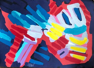 Karel Appel - Zeefdruk 61/175 kopen? Bied vanaf 125!