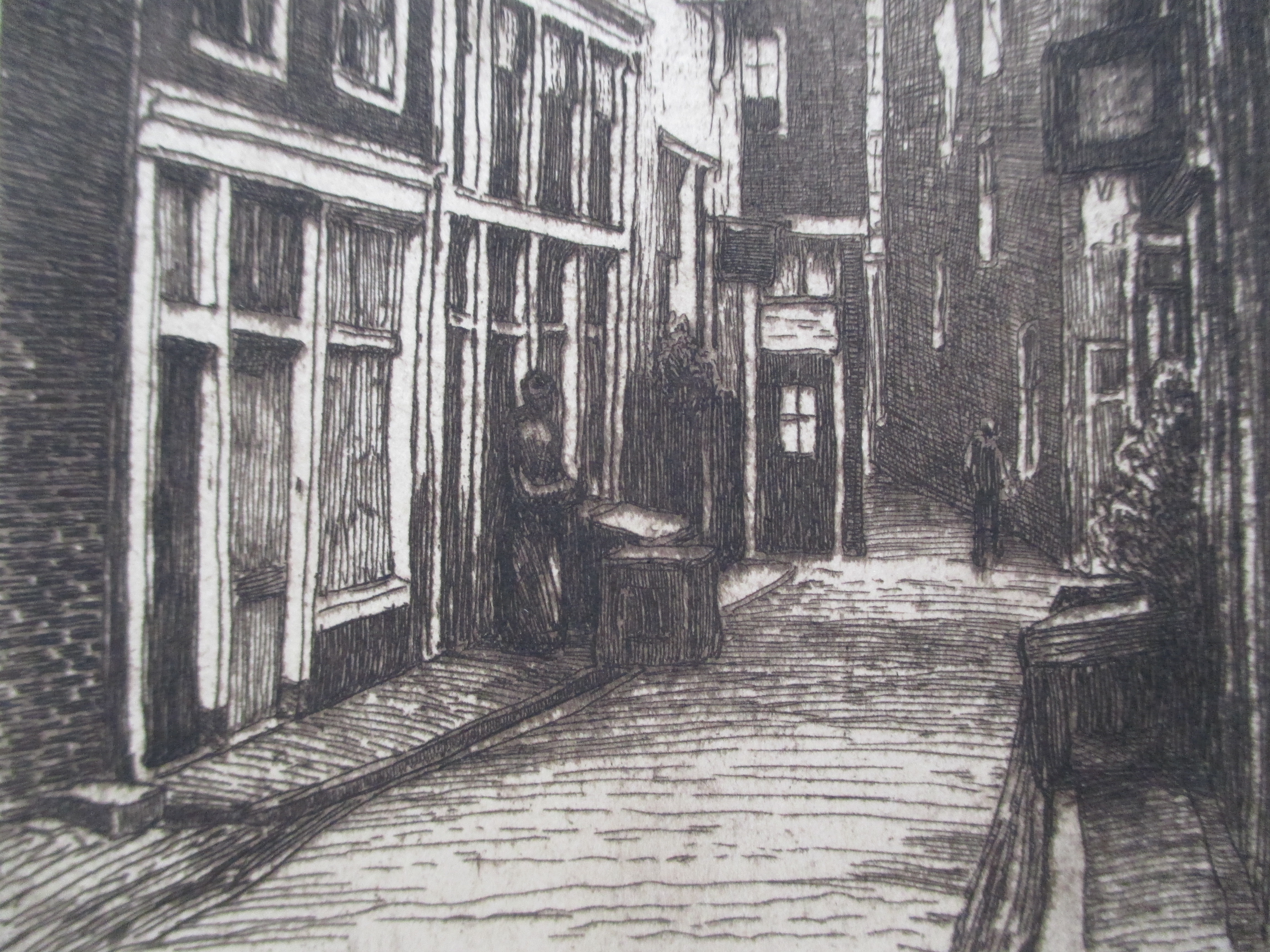 Johannes Josseaud - ets St. Pietersteeg Amsterdam kopen? Bied vanaf 25!