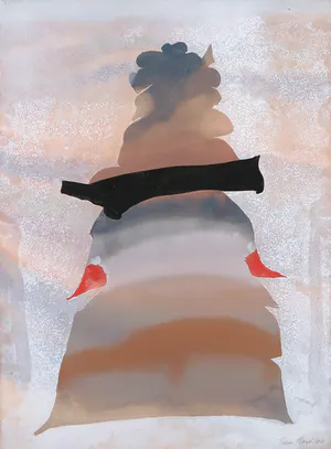 Henri Plaat - Gouache op papier, Zonder titel kopen? Bied vanaf 50!