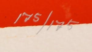 Herman Brood - grote zeefdruk: man met hond kopen? Bied vanaf 495!