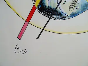 Wassily Kandinsky - Aus dem Gästebuch Galston 1922 - Offset lithografie - Bauhaus-Archiv Berlin kopen? Bied vanaf 85!
