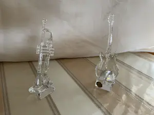 Cristal d’Arques - Afgeprijsd 4 prachtige cristallen muziekinstrumenten kopen? Bied vanaf 50!