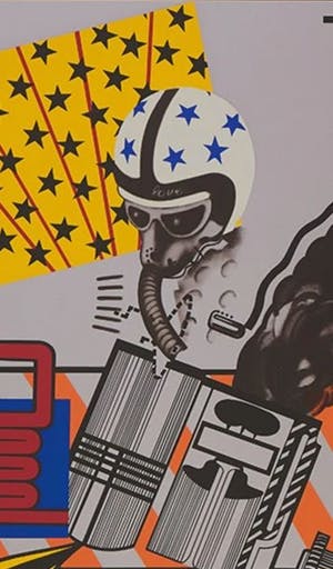 Peter Phillips - Custom painting nr. 6 - Zeer grote litho uit 1965 kopen? Bied vanaf 600!