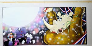 Michael Jupp - 21 Original Gouache animal cartoon illustrations kopen? Bied vanaf 1000!