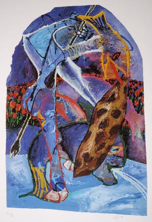 Albert Niemeyer - Zeefdruk, Strijdlust kopen? Bied vanaf 1!