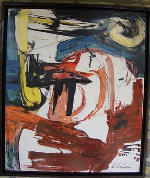 Jan te Wierik - abstract werk kopen? Bied vanaf 350!