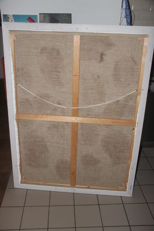 Finn Pedersen - titel 'FACE' schitterend GROOT mooi kleurrijk origineel werk. Lage startprijs kaufen? Bieten Sie von 1150!