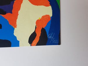 Karel Appel - Leef met mij kopen? Bied vanaf 750!