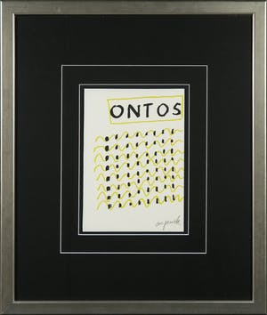 A.R. Penck - Zeldzame, handgesigneerde litho, Ontos - Ingelijst kopen? Bied vanaf 1!