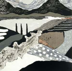 Ronald Boonacker - Night Sky ll, zeefdruk verkocht voor € 55!