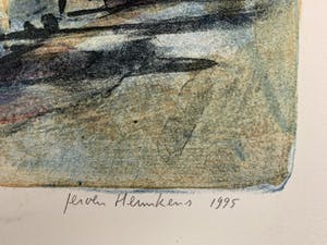 Jeroen Hermkens - Kleurenlitho - 'New York, Sixth Avenue' - 1995 kopen? Bied vanaf 100!