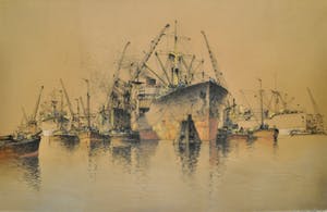 Marius de Jongere - Havengezicht kopen? Bied vanaf 400!