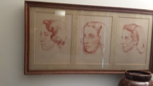 Toon Kelder - 3 tekeningen van portretten van een vrouw, kopen? Bied vanaf 100!