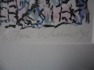Jan Wolkers - Zeefdruk uit de serie 'Winterbeeld IV' - 1995 kopen? Bied vanaf 120!