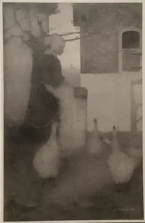 AcheterJan Mankes - Originele Heliogravure Ganzenliesje 1923? Enchérissez de 55!