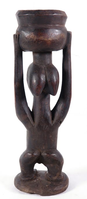 Luba - Vrouwenbeeld met offerschaal kopen? Bied vanaf 1!