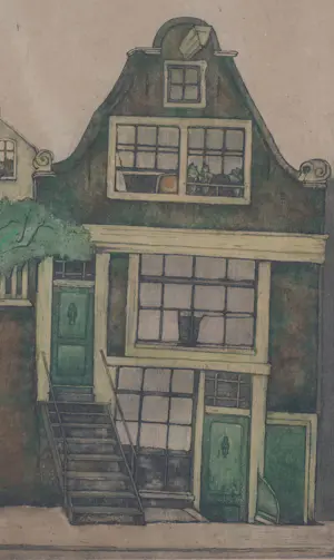 Frans Everbag - Stadsgezicht kopen? Bied vanaf 50!