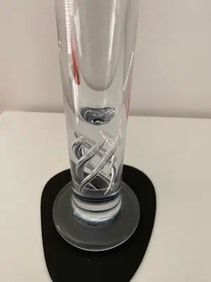Per Lutken - Prachtige hoge kristallen solifleur vaas High Life Cylinderisk kopen? Bied vanaf 38!
