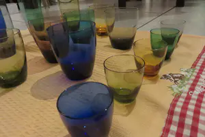 Max Verboeket - prachtige carnavalsglazen 17 stuks kopen? Bied vanaf 20!