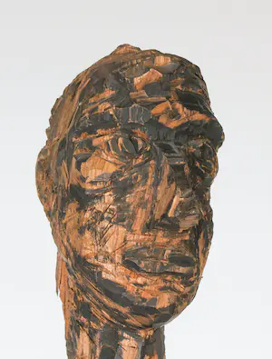 Hans Veneman - Houten sculptuur, Figuur (Groot!) kopen? Bied vanaf 500!