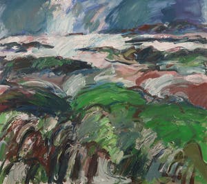 Toon de Haas - Olieverf op doek, Strandhill-Sligo - Ingelijst kopen? Bied vanaf 100!