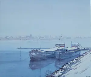 Gerrit Neven - Binnenvaartschepen aan rivier kopen? Bied vanaf 450!