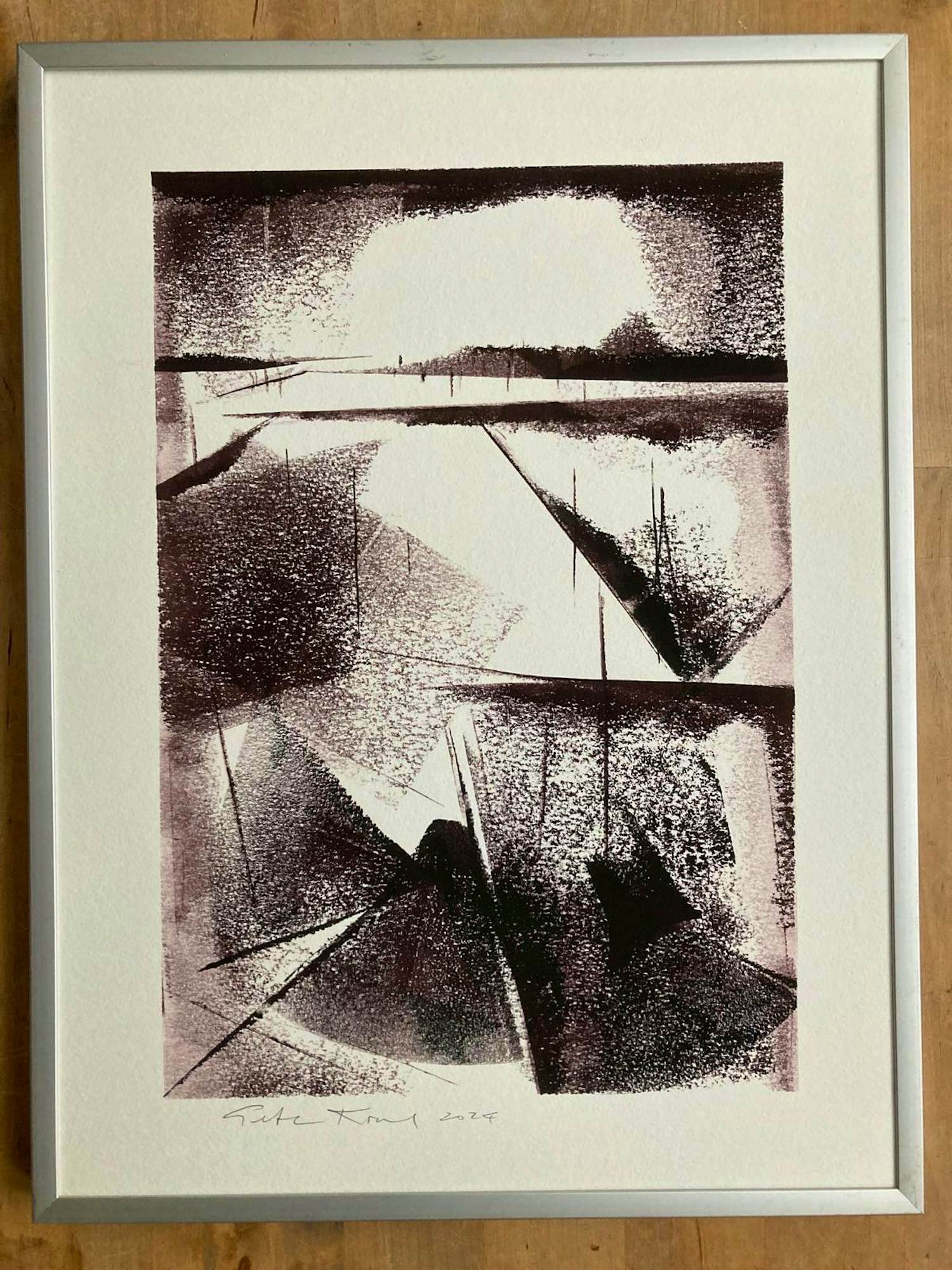 Peter Kool - “Untitled” Abstract Landscape kopen? Bied vanaf 150!