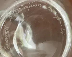 Kaj Franck - Zeer zeldzame glazen karaf Nuutajärvi Kremlin-klokken, jaren 50. Geen stopper kopen? Bied vanaf 85!