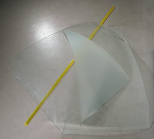 Winnie Teschmacher - "Zwolsche" - Glas en perspex, Geometrisch abstract object kopen? Bied vanaf 1!