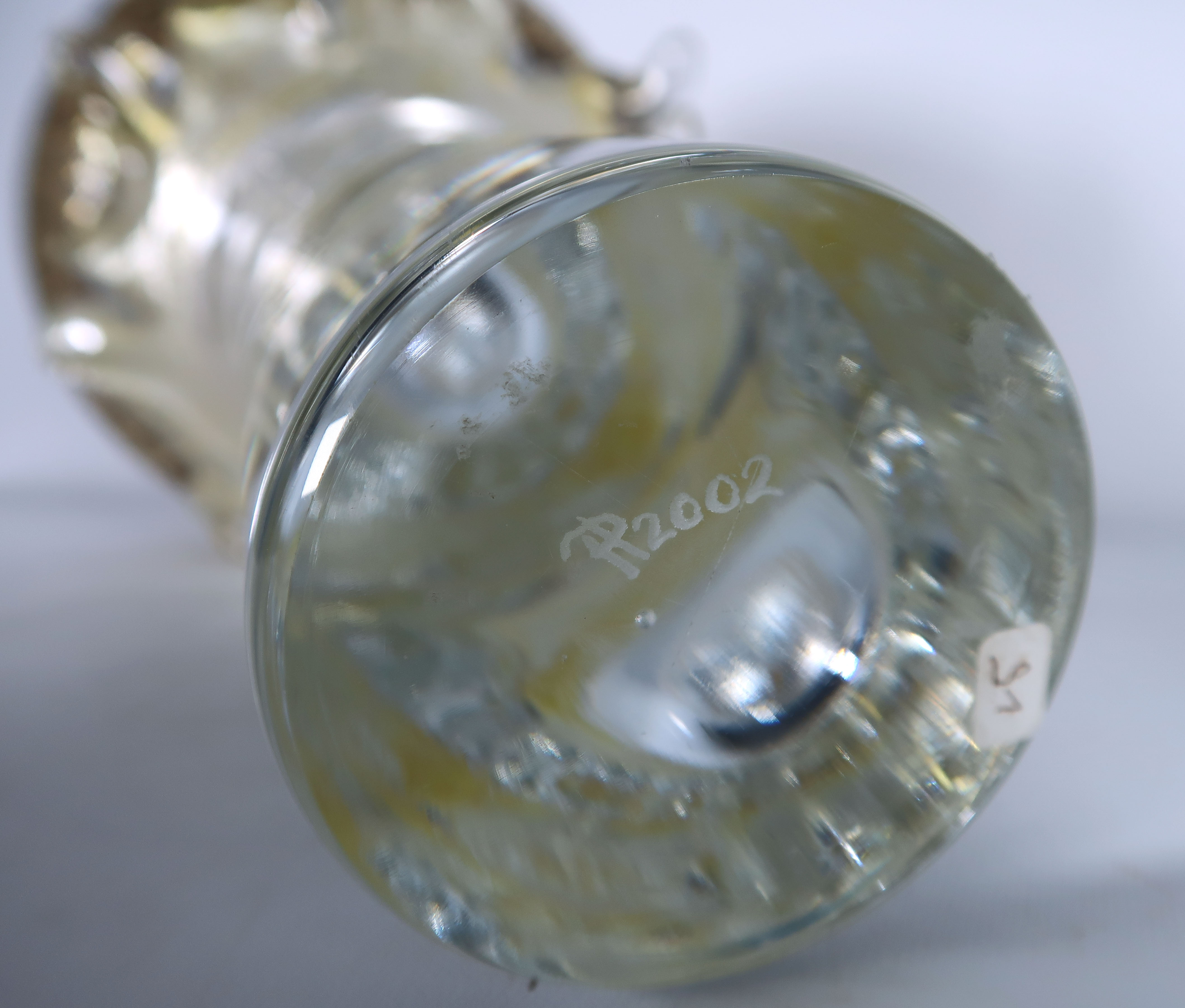 Peter Huntelaar - Glas, unica Schaal op voet kopen? Bied vanaf 150!