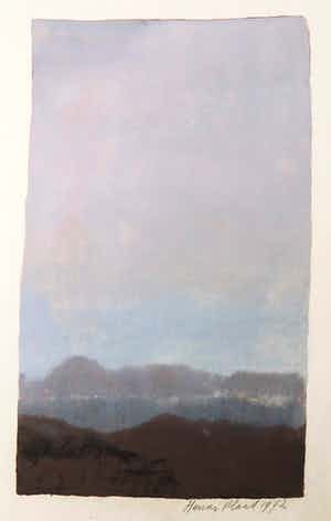 Henri Plaat - Gouache, Landschap verkocht voor € 35!