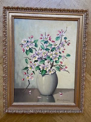 Huibert Schallenberg - Vaas met Magnolia's kopen? Bied vanaf 75!