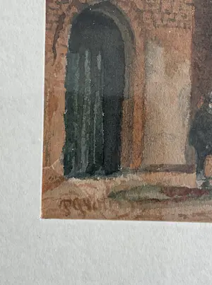 Petrus Gerardus Vertin - Aquarel stadsgezicht kopen? Bied vanaf 250!